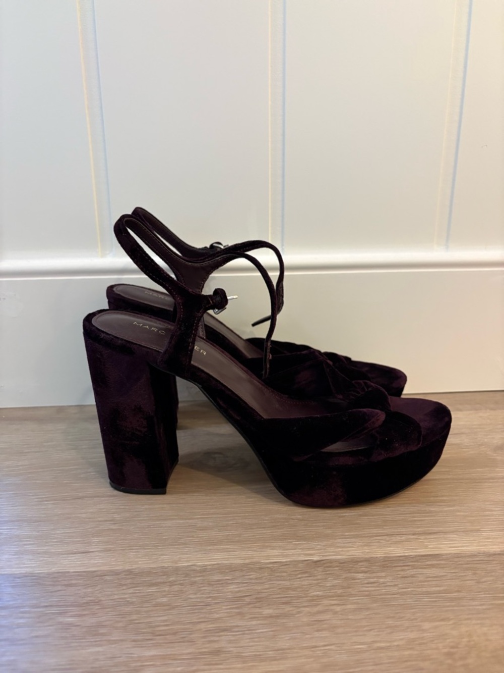 Marc Fisher Women's Deren High Block Heel Platform Sandals